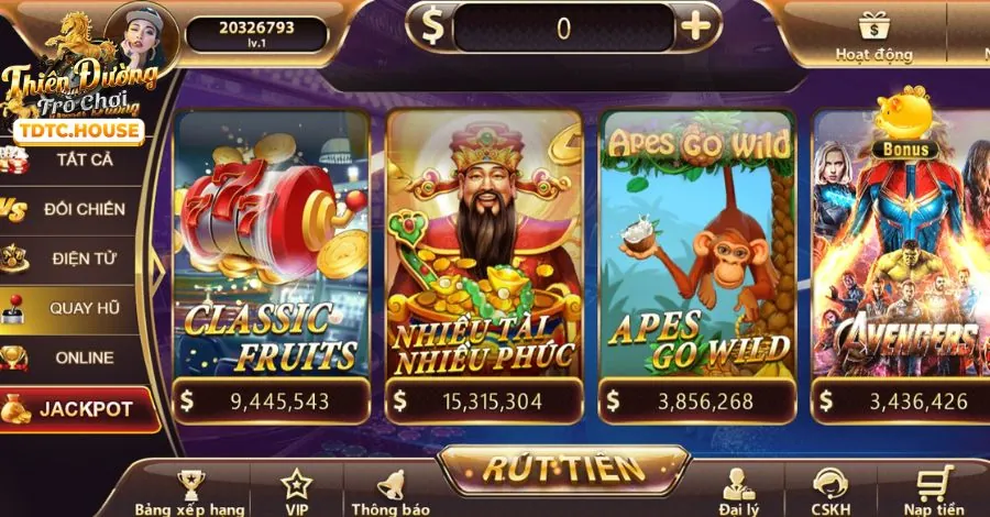 Game Nổ hũ (Slots) TA28 FUN